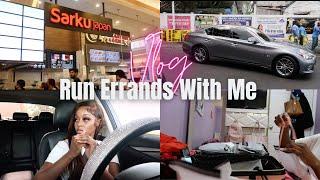 Come Run Errands With Me VLOG | Car Wash & Maintenance , Mall Run , Pack With Me For Vaca.