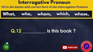 can you pass this grammar quiz || interrogative pronoun quiz with answer