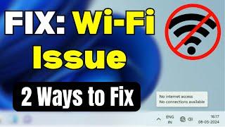 WiFi Connected but No Internet Access on Windows 11 - (2 ways to Fix)
