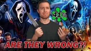 Scream Movies RANKED According to Rotten Tomatoes - Are They Wrong?!