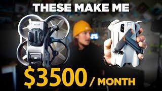 How I Make $3500 / Month With My Drone | Top 5 SIMPLEST Ways