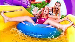Types of People in Waterpark! Funny Situations