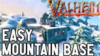 Valheim | How To Build An Easy Mountain Base