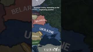 Russia vs Ukraine - All Endings in HOI4 #shorts #hoi4 #history #europe #geography #map #mapping