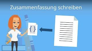 Zusammenfassung schreiben | einfach erklärt