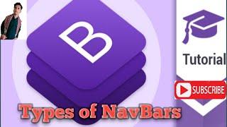 Bootstraps 4 - Tutorial - Types of Navbars  || Bootstrap Tutorial - Tabs and Pills (navigation)