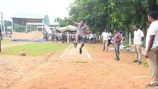 SI Events 100 meters running and long jump, 13.08.2023 at Eluru. # Nagendra chinnoda #