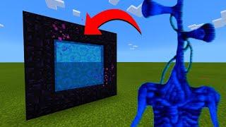 How To Make A Portal To The Blue Siren Head Dimension in Minecraft!