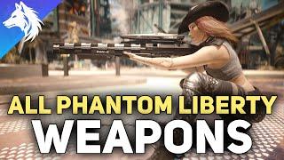 All 33 Phantom Liberty Iconic Legendary Weapons - Cyberpunk 2077