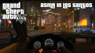 GTA ASMR | Rainy midnight drive in Los Santos  Ear to ear whispering