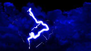 Blue Thunder Storm Animated Clouds 4K Lightning