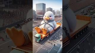  Evolution of Duck : Giant Duck  Miaw Milky ️ #cat #cute #love  #shorts