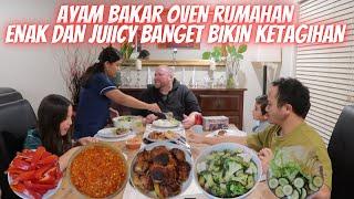 MASAKIN SUAMI  AYAM BAKAR OVEN RUMAHAN SUPER JUICY DAN ENAK BIKIN KETAGIHAN