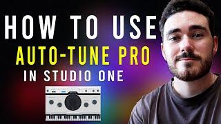 How To Use Auto-Tune Pro in Studio One (autotune in 2023)