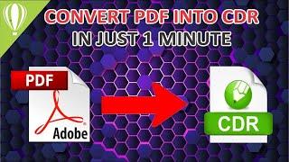 How to Convert PDF into CDR/Coral Draw | 2023 | Mudassir Bilal