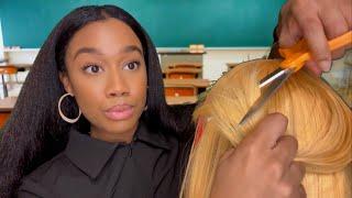 ASMR Giving You a $5 Haircut in Detention *Im A Scammer ️ ASMR Haircut Role-play | Hair Play ASMR