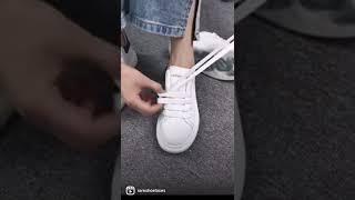 Cool way to tie Alexander McQueen sneakers  #rareshoelaces #shoelaces #shoesaddict