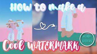 How to make a COOL watermark on CAPCUT! | Easy and Simple