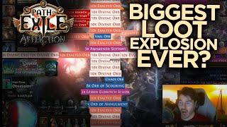 Highest Value Loot Explosion in PoE History? | 200+ Div Value | 3.23 Affliction League Group Play