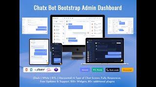 Responsive Bootstrap 5 Admin Dashboard Template – Chatbot