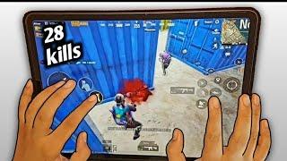 IPAD PRO 12.9 PUBG MOBILE 7 FINGER CLAW HANDCAM GAMEPLAY