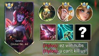 TOP GLOBAL SELENA ABUSED THIS NEW META BUILD TO BURST TANKY ENEMIES!!  - MLBB