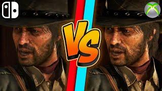 Red Dead Redemption - Full Graphics Comparison (Switch vs Xbox)