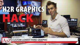 How to Use ANY Custom Lower Third With H2R Graphics