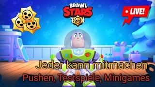 Brawl Stars mit euch! Pushen, Minigames, Testspiele und mehr! Jeder kann mitmachen! Live! Deutsch! S