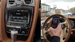 How to Stream Music through the bluetooth Audio System in a 2014 Bentley Continental