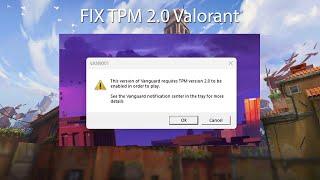 Cara Mengatasi Error VAN9001 - This version of vanguard requires tpm version 2.0