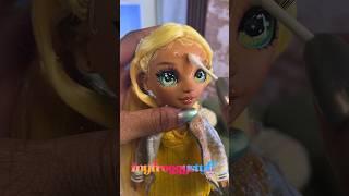 Removing Face Glitter from New Rainbow High Dolls  Can It Be Done?