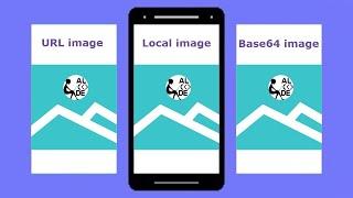Android studio imageview local - URL - base64