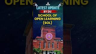 Latest Update by DU SOL #duuniversity #sol #du #latestupdate #nct #schoolofopenlearning