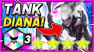 DIANA ⭐⭐⭐⭐ *OVERHEAL TANK!* - TFT SET 4 Teamfight Tactics FATES Guide RANKED Meta Comps 10.20B