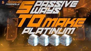 Earn and Make Platinum in Early Game Warframe