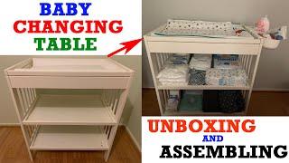 Best Baby Changing Table Unboxing and Assembling - Diaper Changing Table - Simple and Does Great Job