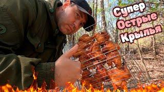 СУПЕР ОСТРЫЕ куриные крылышки!! Сезон открыт. Отличная закуска к пенному.