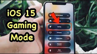 Enable Gaming Mode on iPhone - How to use Focus on iOS 15