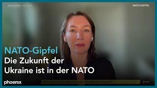 phoenix tagesgespräch mit Claudia Major zum NATO-Gipfel 2024 in Washington am 11.07.24