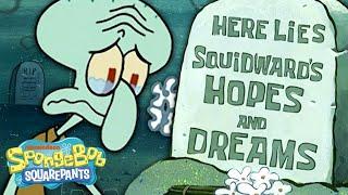 Squidward Being a Mood  Most Relatable Moments | SpongeBob