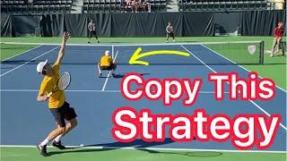 Use The “I Formation” To Dominate In Doubles (Tennis Strategy Explained)