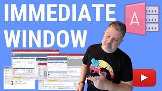 How to Use the Immediate Window in Microsoft Access