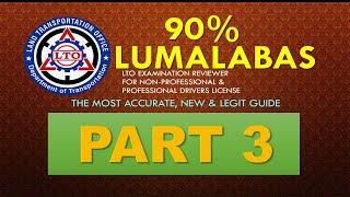 Non Professional & Professional Reviewer for LTO examination Part III