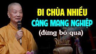 Càng Đi Chùa Càng TẠO THÊM NGHIỆP Nếu Phạm Phải Điều Này - HT. Thích Trí Quảng