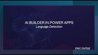 AI Builder in Power Apps - Language Detection