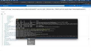 Azure AKS deployment ErrImagePull ImagePullBackOff