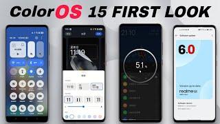 Oppo ColorOS 15 Android 15 ! First Look [10+ New Features] Realme UI 6.0