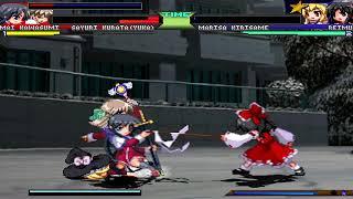 NICK54222 MUGEN: Mai Kawasumi and Sayuri Kurata VS Reimu Hakurei and Marisa Kirisame