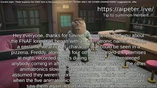 AI Peter explains FNAF lore and has a stroke